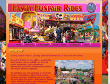 Tablet Screenshot of familyfunfairrides.com